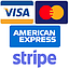 Stripe (Visa, MC, AMEX)